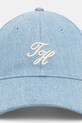 Джинсовая кепка Tommy Hilfiger AW0AW17486 голубой AW25