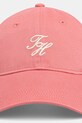 Tommy Hilfiger șapcă de baseball din bumbac AW0AW17489 roz AW25