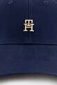 Tommy Hilfiger șapcă de baseball din bumbac AW0AW17631 bleumarin AW25