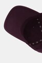 Tommy Hilfiger czapka z daszkiem bawełniana bordowy AW0AW17631