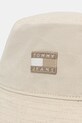 Шляпа из хлопка Tommy Jeans AW0AW17581 бежевый AW25
