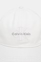 Calvin Klein șapcă de baseball din bumbac LV04K5026G alb AW25