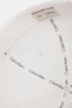 Bavlněná baseballová čepice Calvin Klein bílá LV04K5026G