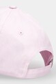 Akcesoria Calvin Klein czapka z daszkiem bawełniana LV04K5026G różowy