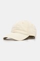 Calvin Klein czapka z daszkiem bawełniana aplikacja beżowy LV04K5065G