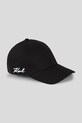 Karl Lagerfeld șapcă de baseball din bumbac bumbac negru A3W33018