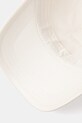 HUGO czapka z daszkiem damska bawełniana Asya biały 50546581