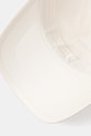 HUGO czapka z daszkiem damska bawełniana Asya biały 50546581