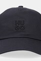 HUGO pamut baseball sapka 50546581 fekete AW25