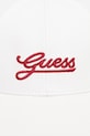 Guess czapka z daszkiem bawełniana AW5362.COT01 biały AW25
