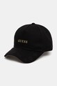 Бавовняна бейсболка Guess PEONY аплікація чорний V5YZ01.WFKN0