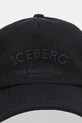 Iceberg czapka z daszkiem z wełną 7102.6962 czarny AW25