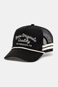 Guess Originals czapka z daszkiem bawełniana VINTAGE aplikacja czarny M5YZ04.WO07T