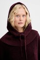 Pinko kominiarka wełniana wełna bordowy 104494.A2Z1