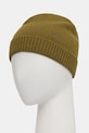 United Colors of Benetton czapka z dodatkiem wełny 122HDA013 zielony AW25