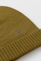 Akcesoria United Colors of Benetton czapka z dodatkiem wełny 122HDA013 zielony