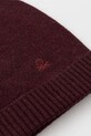 Accesorii United Colors of Benetton pălărie din amestec de lână 122HDA013 burgundia