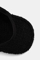 Patou cappello da baseball con lana nero AC1110223