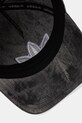 Bombažna bejzbolska kapa adidas Originals Baseball Cap siva JW0001