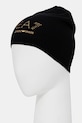 Akcesoria EA7 Emporio Armani czapka i szalik z domieszką wełny AF16843.7W000717 czarny