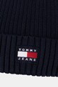Βαμβακερό καπέλο Tommy Jeans AW0AW17899 σκούρο μπλε AW25