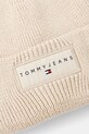 Bavlněná čepice Tommy Jeans AW0AW17913 béžová AW25