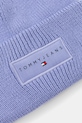 Памучна шапка Tommy Jeans AW0AW17913 син AW25
