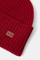 Čepice s příměsí vlny Tommy Jeans AW0AW17905 červená NC25