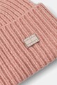 Čepice s příměsí vlny Tommy Jeans AW0AW17905 růžová NC25