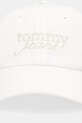 Menčestrová baseballová čiapka Tommy Jeans AW0AW17908 béžová AW25