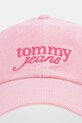 Вельветовая кепка Tommy Jeans AW0AW17908 розовый AW25