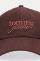 Вельветовая кепка Tommy Jeans AW0AW17908 коричневый AW25