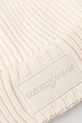 Accesorii Tommy Jeans căciulă din bumbac AW0AW17909 bej