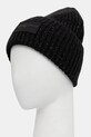 Akcesoria Tommy Jeans czapka z dodatkiem wełny AW0AW17984 czarny