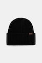 MM czapka z dodatkiem wełny WARREN średniej grubości czarny 2526576018600