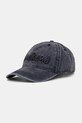 Weekend Max Mara czapka z daszkiem bawełniana BRUNO aplikacja granatowy 2525576024600