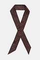 Svilena marama Lanvin svila smeđa 710004328