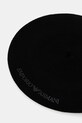 Emporio Armani beret wełniany czarny EW003512.AF20033