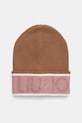 Liu Jo berretto applique marrone 2F5011.M0300