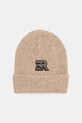 ERMANNO Firenze căciulă de lână imprimeu bej 57TV005E89