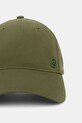 Bavlněná baseballová čepice Calvin Klein LV04F5059G zelená SS26