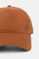 Bavlněná baseballová čepice Calvin Klein LV04F5059G hnědá SS26