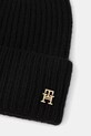 Аксессуары Кашемировая шапка Tommy Hilfiger AW0AW17772 чёрный