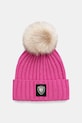 Blauer cappello in lana LIFE misto lana rosa BLDA05337
