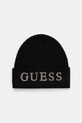 Guess căciulă imprimeu negru AW5398.POL01