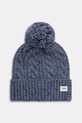 Pepe Jeans czapka z domieszką wełny z domieszką wełny niebieski PL0400004