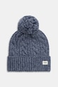 Čiapka s prímesou vlny Pepe Jeans s prímesou vlny modrá PL0400004