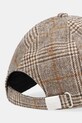 Akcesoria Pepe Jeans czapka z daszkiem z domieszką wełny PL0400008 brązowy