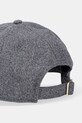 Akcesoria Twinset czapka z daszkiem wełniana 252TA4430 szary