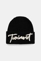 Twinset căciulă imprimeu negru 252TO5180